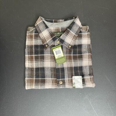 Menâ€™s EDDIE BAUER Flannel Shirt and STAFFORD Sleep Set - XL
