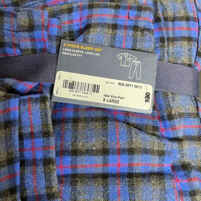 Menâ€™s EDDIE BAUER Flannel Shirt and STAFFORD Sleep Set - XL