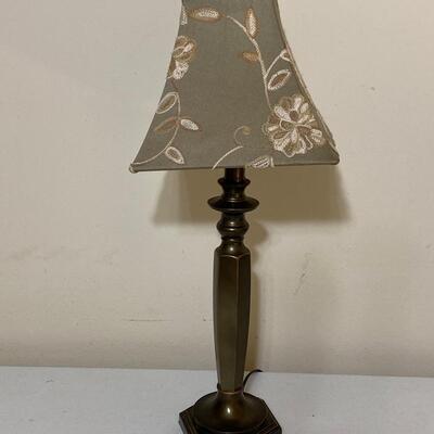 Bronze Table Lamp with Adorable Shade 