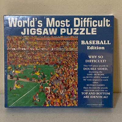 Worlds Most Difficult Jigsaw Puzzle - Baseball Edition
