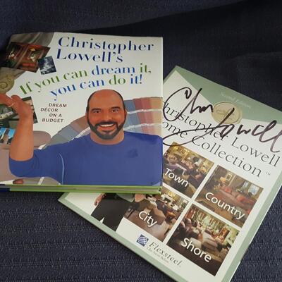 Christopher Lowell Autographed Book