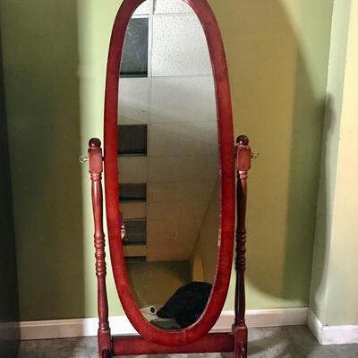 Lot 20B:  Standing Mirror and More