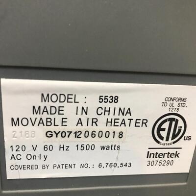 Lot 18B:  Honeywell Heater and More