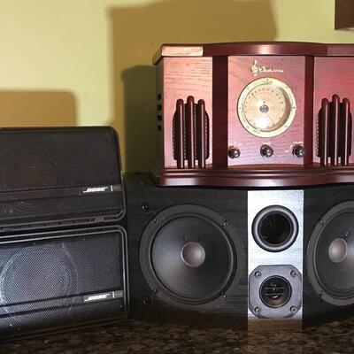 Lot 17B:  Cerwin Vega and Bose Speakers and More
