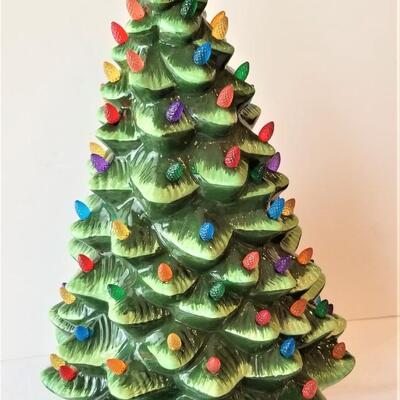 Lot #213  Contemporary Mr. Christmas Nostalgic Ceramic Tree