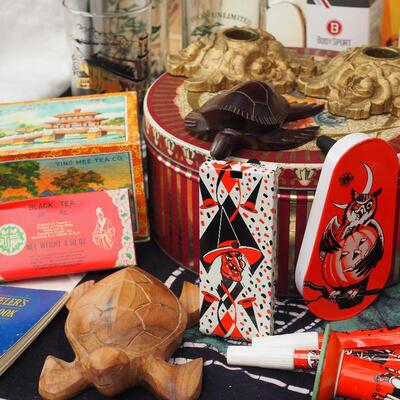 Lot 77 Halloween and other vintage collectibles