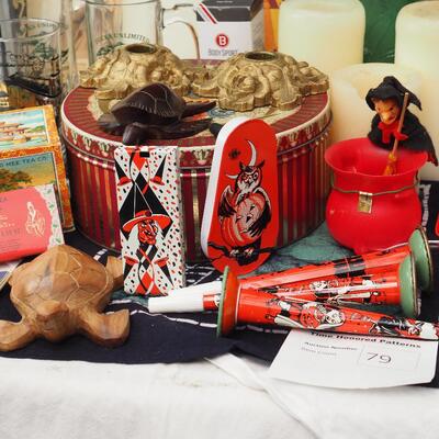 Lot 77 Halloween and other vintage collectibles