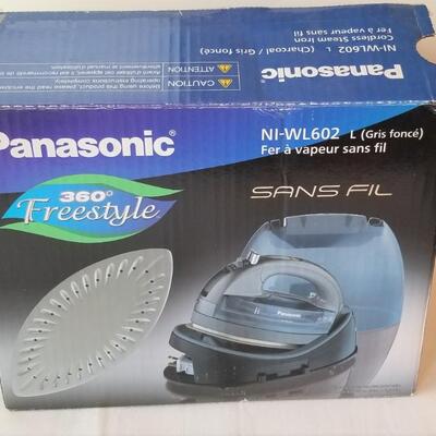 Lot #217  Panasonic 360 Freestyle Steam Iron - Never Removed from Box