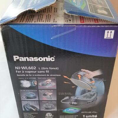 Lot #217  Panasonic 360 Freestyle Steam Iron - Never Removed from Box
