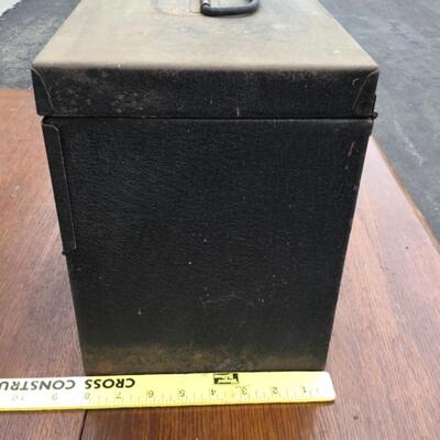 Vintage Metal Storage Box