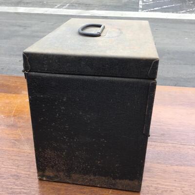 Vintage Metal Storage Box