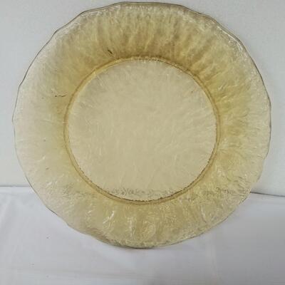 Amber Glass Unmarked dessert dishes