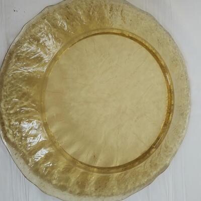 Amber Glass Unmarked dessert dishes