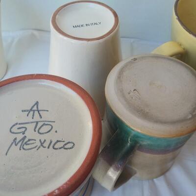 7 Assorted Coffee cups