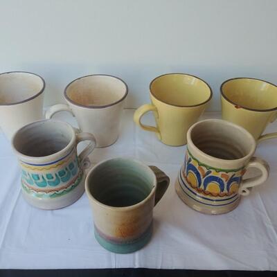 7 Assorted Coffee cups