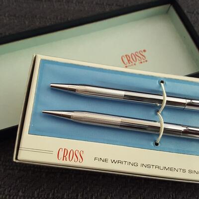 Cross Stainless Pen & Pencil Set