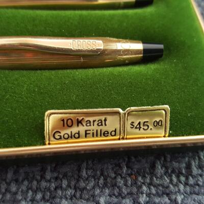 Cross Gold-Filled Pen & Pencil Set