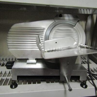 Chefmate Meat Slicer- Model GC 9.  Tested- Turns On