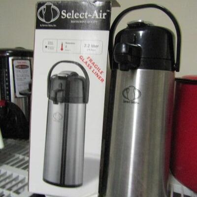 Select-Air 2.2 Liter Insulated Coffee Pot with Pump Dispenser