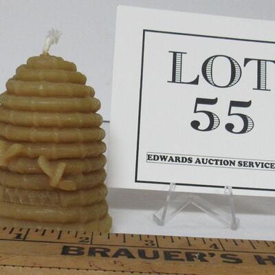 Beehive Beeswax Candle From the Isle of Mann