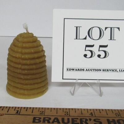 Beehive Beeswax Candle From the Isle of Mann
