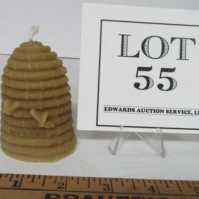 Beehive Beeswax Candle From the Isle of Mann
