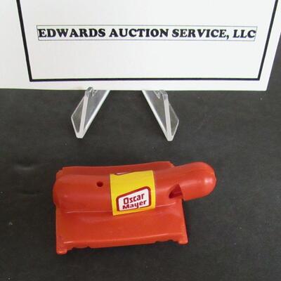 Small Plastic Oscar Mayer Weiner Mobile Whistle