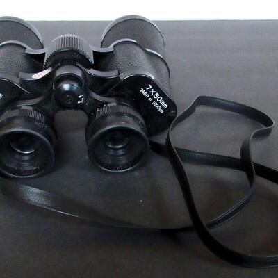 Vintage 1950s Binoculars Sears Model 47325131 7x50mm With Quick Focus