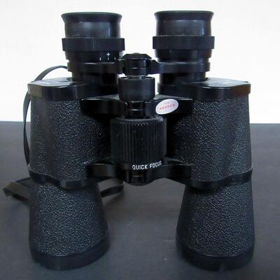 Vintage 1950s Binoculars Sears Model 47325131 7x50mm With Quick Focus