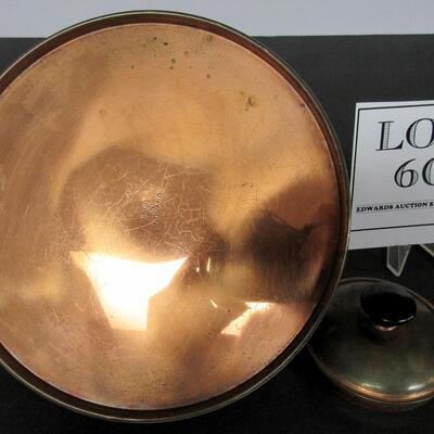 Older Copper Tea Kettle Wood Handle, Brass Hardware, Made in England Has Lots of Great Patina