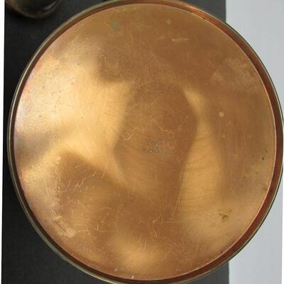 Older Copper Tea Kettle Wood Handle, Brass Hardware, Made in England Has Lots of Great Patina