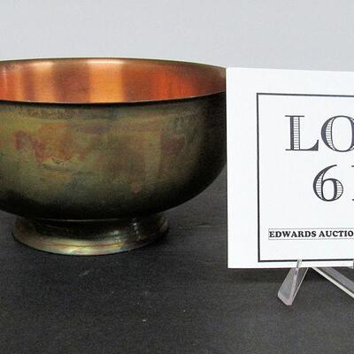 Older Quality Copper Bowl 7 1/4" Made in Portugal, Lots of Great Patina.  Read description for more info.
