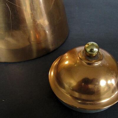 Nice Quality Heavy Copper Coffee Pot Marked Tagus, Made in Portugal.  Read description for more details. 