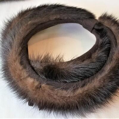 Lot #228  Vintage Gus Meyer Mink Hat and Mink Muff