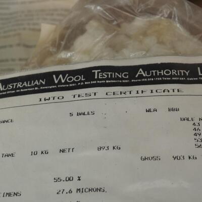 Lot 87 Wool many different kinds, Goat, dog, mostly raw some spun