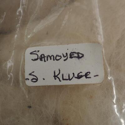 Lot 87 Wool many different kinds, Goat, dog, mostly raw some spun