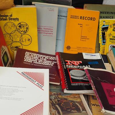 Lot 90 Vintage engineering books emphasis on highway design