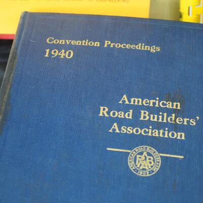 Lot 90 Vintage engineering books emphasis on highway design