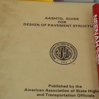 Lot 90 Vintage engineering books emphasis on highway design