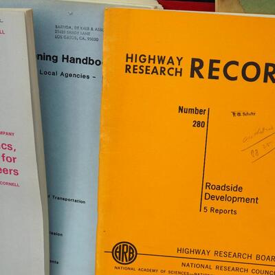 Lot 90 Vintage engineering books emphasis on highway design