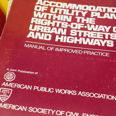 Lot 90 Vintage engineering books emphasis on highway design