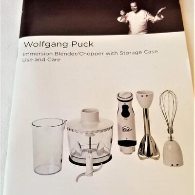 Lot #234  Wolfgang Puck Immersion Blender - New in Box