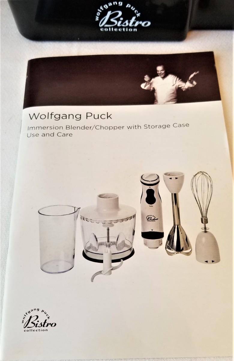Lot 234 Wolfgang Puck Immersion Blender New in Box