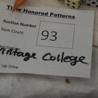 Lot 93 vintage college