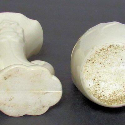 2 Small Vintage Pottery Planters, One May be a Bud Vase