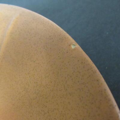 MCM Light Burnt Orange Shallow Bowl.  Read description for more info