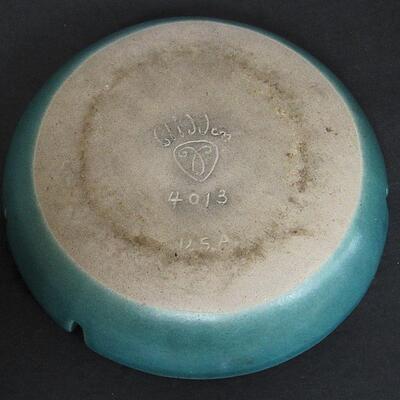  Glidden Golfstream #4013 USA Fabulous MCM Ashtray, Teals, Blues and Black 