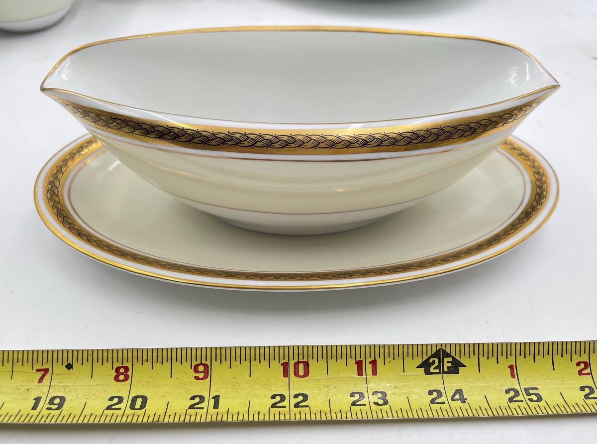 NORITAKE GOLD TRIM 88 PC CHINA SET