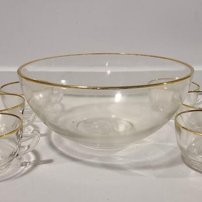 Punch Bowl+6 Cups -Item #53