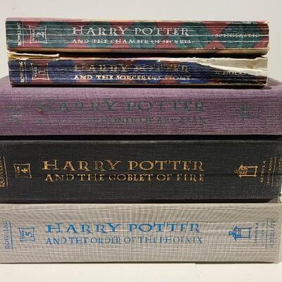 5 Harry Potter Books -Item #54-B